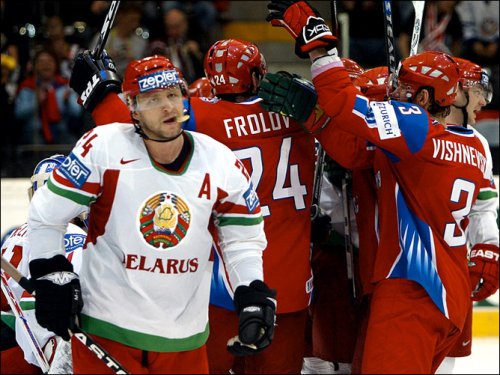 Хоккей: Россия - Белоруссия. ЧМ-2015
