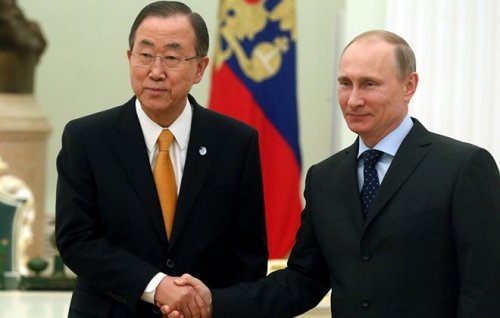 Пан Ги Мун: Путин заслужил доверие и любовь российского народа