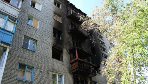 Почти 50 домов разрушены в Куйбышевском районе Донецка