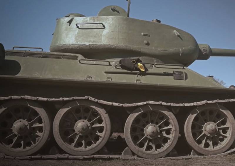 Как немцы застрявший Т-34 захватить пытались - из повествования советского танкиста