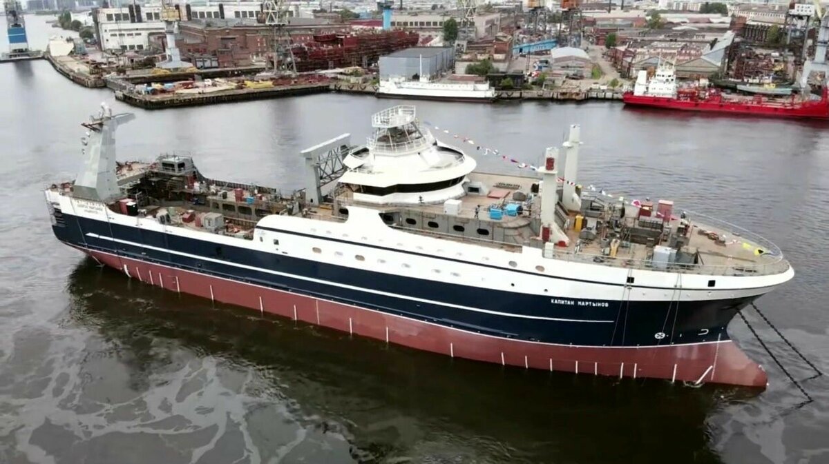 Cупертраулер: В России построили одно из самых современных рыбопромысловых судов в мире