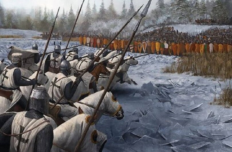 Эта битва между русскими и немецкими рыцарями была намного крупнее Ледового побоища, но о ней мало кто знает